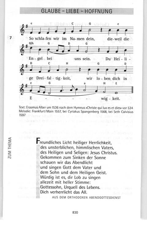 Antwort Finden in alten und neuen Liedern, in Worten zum Nachdenken und Beten: evangelisches Gesangbuch (Bayern, Mitteldeutschland, Thüringen) page 796