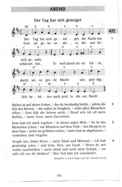 Antwort Finden in alten und neuen Liedern, in Worten zum Nachdenken und Beten: evangelisches Gesangbuch (Bayern, Mitteldeutschland, Thüringen) page 799