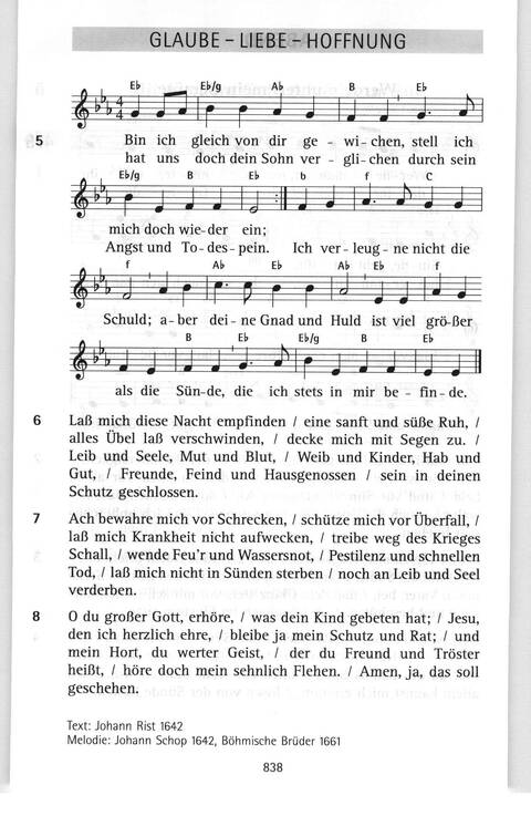 Antwort Finden in alten und neuen Liedern, in Worten zum Nachdenken und Beten: evangelisches Gesangbuch (Bayern, Mitteldeutschland, Thüringen) page 804