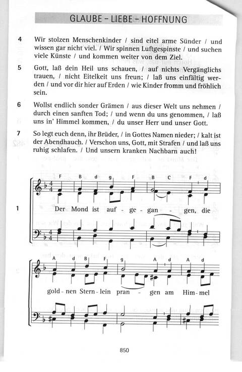 Antwort Finden in alten und neuen Liedern, in Worten zum Nachdenken und Beten: evangelisches Gesangbuch (Bayern, Mitteldeutschland, Thüringen) page 816