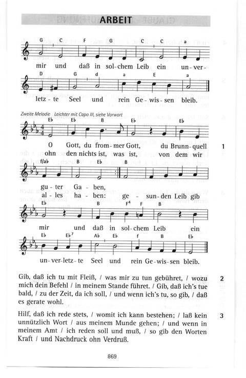 Antwort Finden in alten und neuen Liedern, in Worten zum Nachdenken und Beten: evangelisches Gesangbuch (Bayern, Mitteldeutschland, Thüringen) page 835