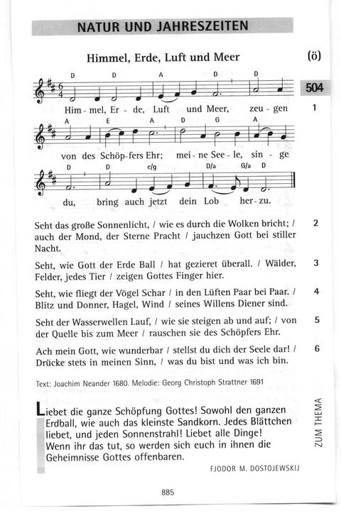 Antwort Finden in alten und neuen Liedern, in Worten zum Nachdenken und Beten: evangelisches Gesangbuch (Bayern, Mitteldeutschland, Thüringen) page 849