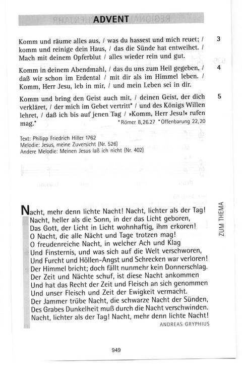 Antwort Finden in alten und neuen Liedern, in Worten zum Nachdenken und Beten: evangelisches Gesangbuch (Bayern, Mitteldeutschland, Thüringen) page 914