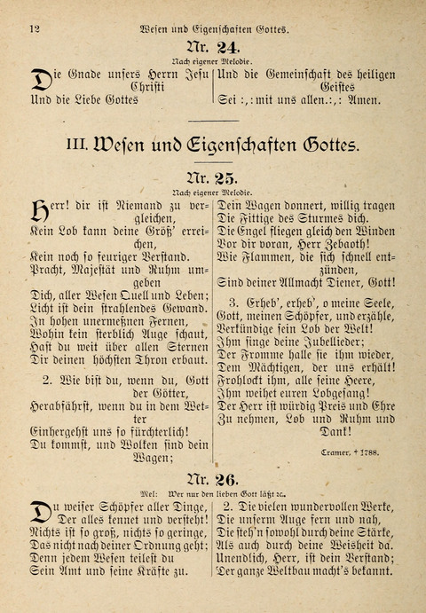 Evangelisches Gesangbuch: für die deutschen Congregational-Gemeinden von Nork-Amerika page 12