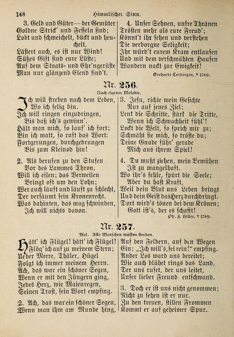 Evangelisches Gesangbuch: für die deutschen Congregational-Gemeinden von Nork-Amerika page 148