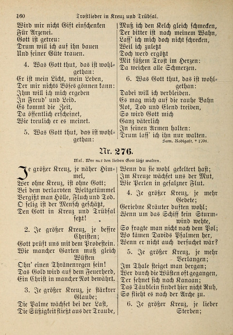 Evangelisches Gesangbuch: für die deutschen Congregational-Gemeinden von Nork-Amerika page 160