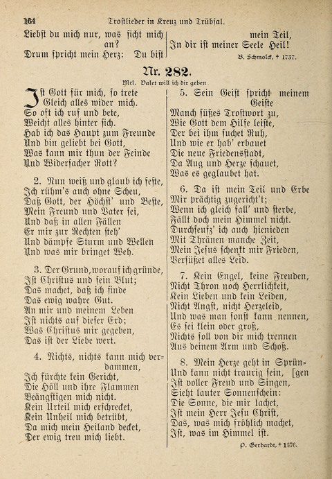 Evangelisches Gesangbuch: für die deutschen Congregational-Gemeinden von Nork-Amerika page 164