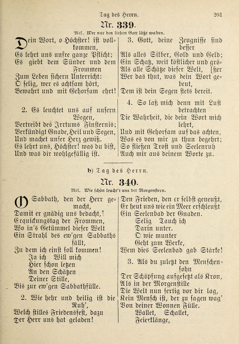 Evangelisches Gesangbuch: für die deutschen Congregational-Gemeinden von Nork-Amerika page 201