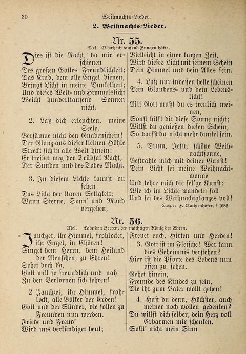 Evangelisches Gesangbuch: für die deutschen Congregational-Gemeinden von Nork-Amerika page 30