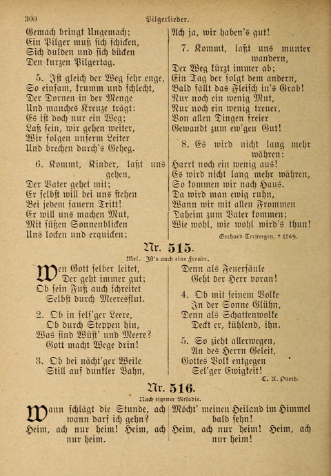 Evangelisches Gesangbuch: für die deutschen Congregational-Gemeinden von Nork-Amerika page 300