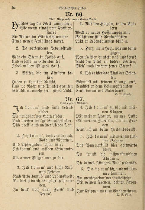 Evangelisches Gesangbuch: für die deutschen Congregational-Gemeinden von Nork-Amerika page 36