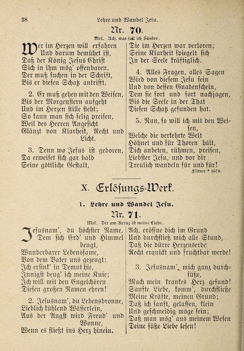 Evangelisches Gesangbuch: für die deutschen Congregational-Gemeinden von Nork-Amerika page 38