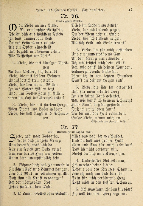 Evangelisches Gesangbuch: für die deutschen Congregational-Gemeinden von Nork-Amerika page 41