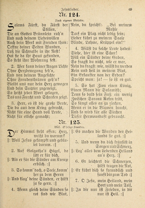 Evangelisches Gesangbuch: für die deutschen Congregational-Gemeinden von Nork-Amerika page 69