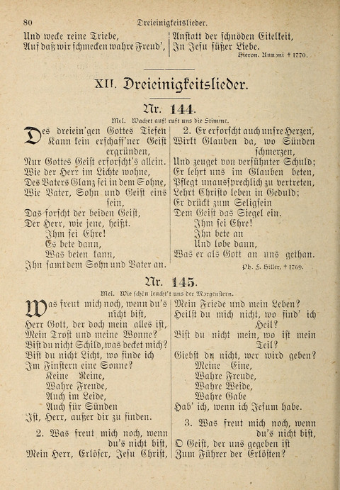 Evangelisches Gesangbuch: für die deutschen Congregational-Gemeinden von Nork-Amerika page 80