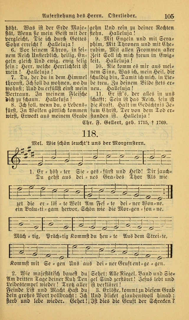 Evangelisches Gesangbuch: herausgegeben von der Deutschen Evangelischen Synode von Nord-Amerika (Revidierte Ausgabe) page 114