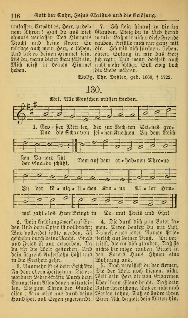 Evangelisches Gesangbuch: herausgegeben von der Deutschen Evangelischen Synode von Nord-Amerika (Revidierte Ausgabe) page 125