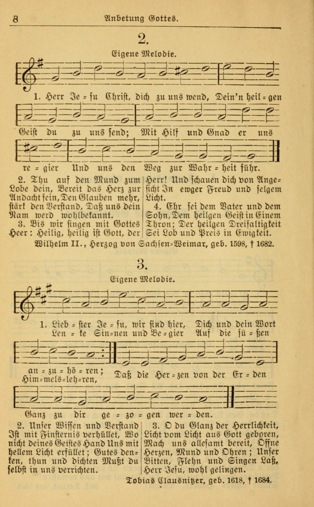 Evangelisches Gesangbuch: herausgegeben von der Deutschen Evangelischen Synode von Nord-Amerika (Revidierte Ausgabe) page 17