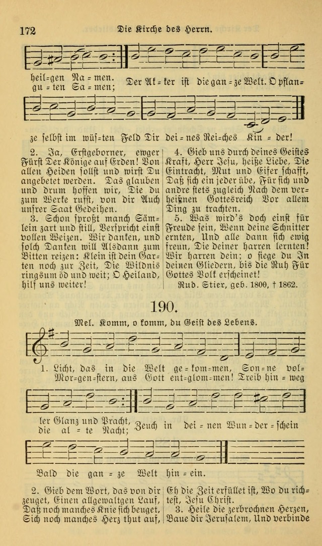 Evangelisches Gesangbuch: herausgegeben von der Deutschen Evangelischen Synode von Nord-Amerika (Revidierte Ausgabe) page 181