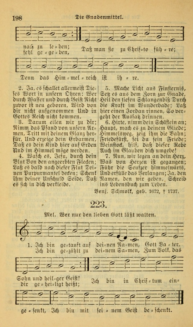 Evangelisches Gesangbuch: herausgegeben von der Deutschen Evangelischen Synode von Nord-Amerika (Revidierte Ausgabe) page 207