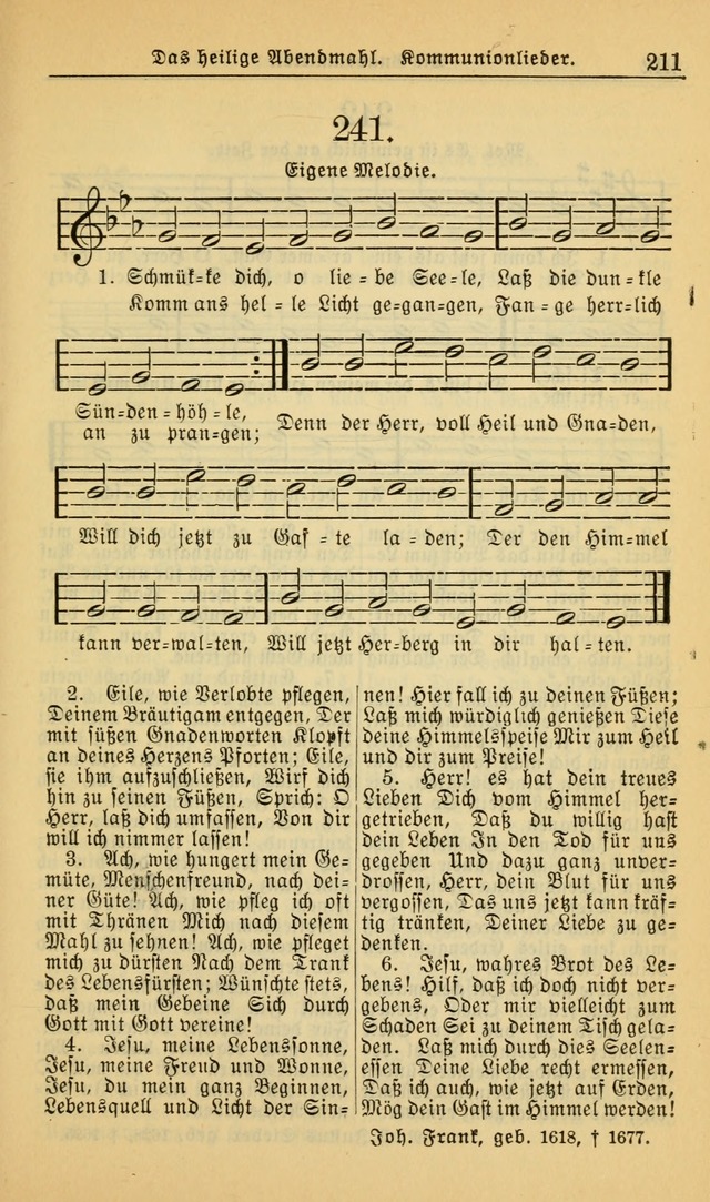 Evangelisches Gesangbuch: herausgegeben von der Deutschen Evangelischen Synode von Nord-Amerika (Revidierte Ausgabe) page 220