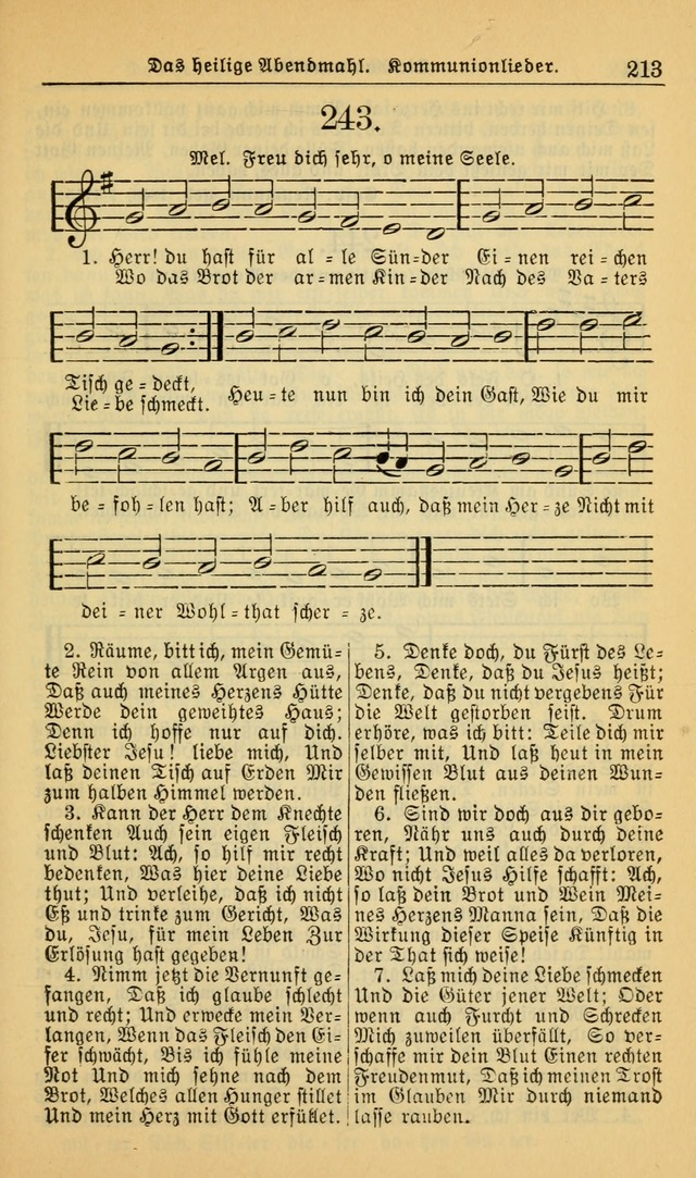 Evangelisches Gesangbuch: herausgegeben von der Deutschen Evangelischen Synode von Nord-Amerika (Revidierte Ausgabe) page 222