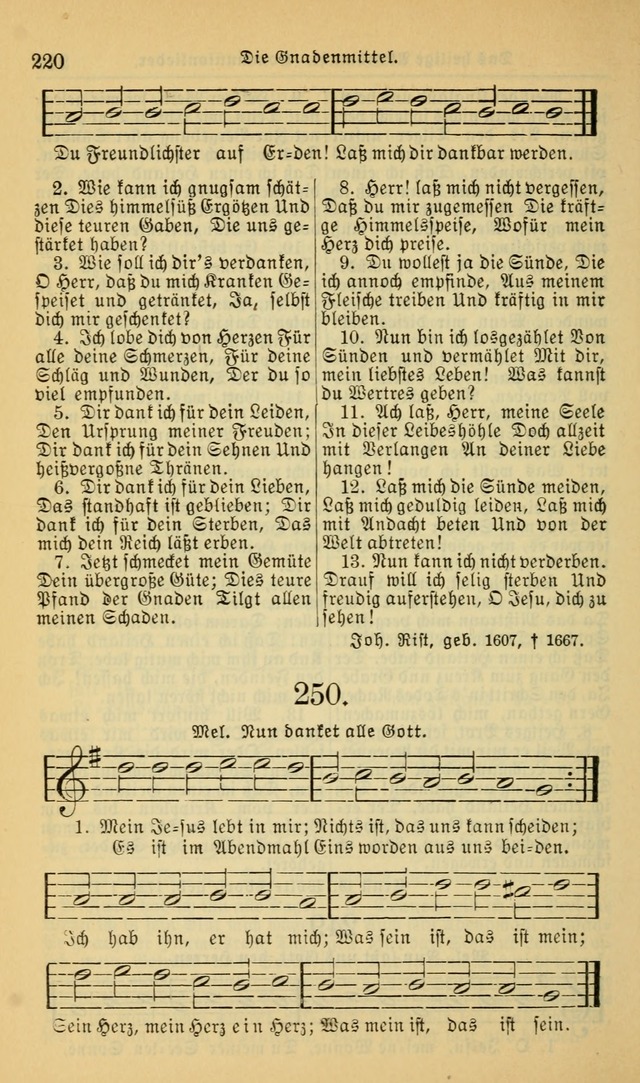 Evangelisches Gesangbuch: herausgegeben von der Deutschen Evangelischen Synode von Nord-Amerika (Revidierte Ausgabe) page 229