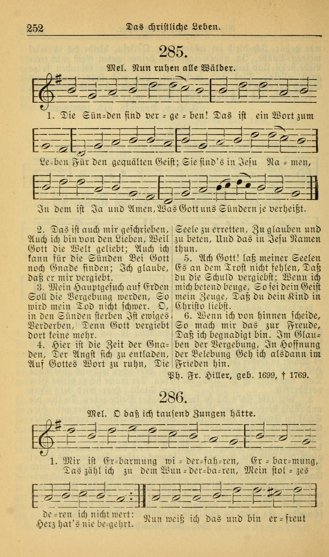 Evangelisches Gesangbuch: herausgegeben von der Deutschen Evangelischen Synode von Nord-Amerika (Revidierte Ausgabe) page 261