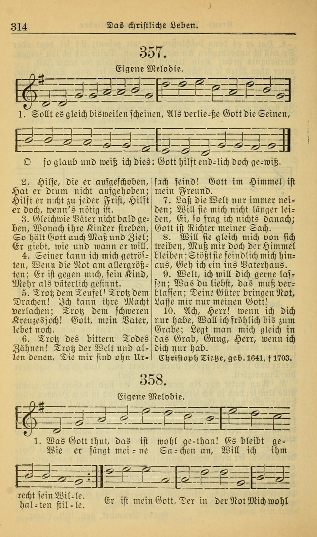 Evangelisches Gesangbuch: herausgegeben von der Deutschen Evangelischen Synode von Nord-Amerika (Revidierte Ausgabe) page 323