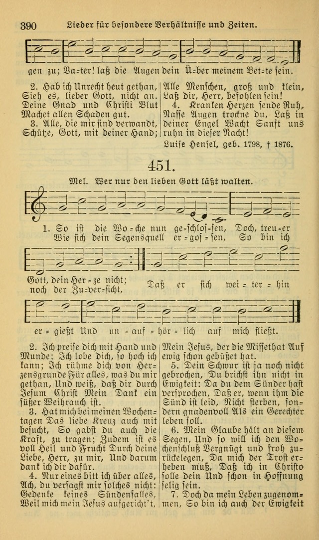 Evangelisches Gesangbuch: herausgegeben von der Deutschen Evangelischen Synode von Nord-Amerika (Revidierte Ausgabe) page 399