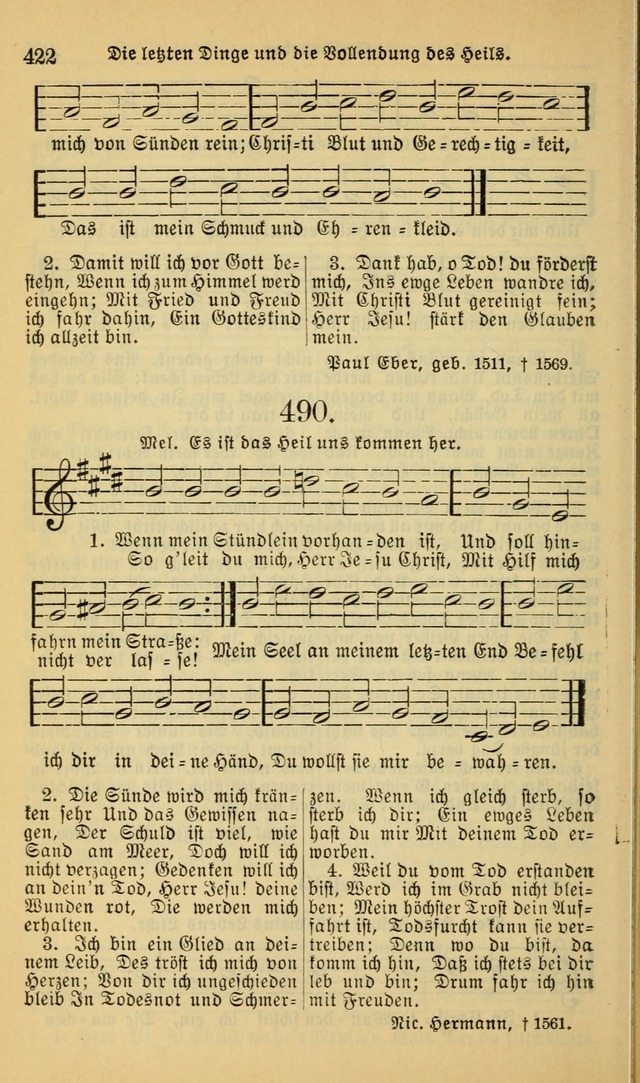 Evangelisches Gesangbuch: herausgegeben von der Deutschen Evangelischen Synode von Nord-Amerika (Revidierte Ausgabe) page 431