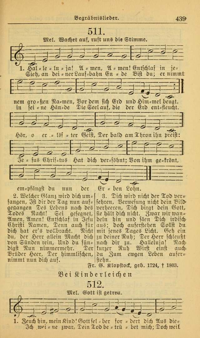 Evangelisches Gesangbuch: herausgegeben von der Deutschen Evangelischen Synode von Nord-Amerika (Revidierte Ausgabe) page 448