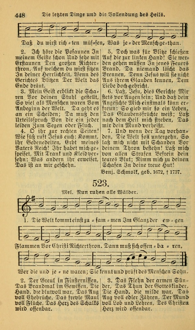 Evangelisches Gesangbuch: herausgegeben von der Deutschen Evangelischen Synode von Nord-Amerika (Revidierte Ausgabe) page 457