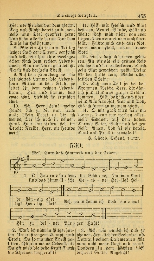 Evangelisches Gesangbuch: herausgegeben von der Deutschen Evangelischen Synode von Nord-Amerika (Revidierte Ausgabe) page 464