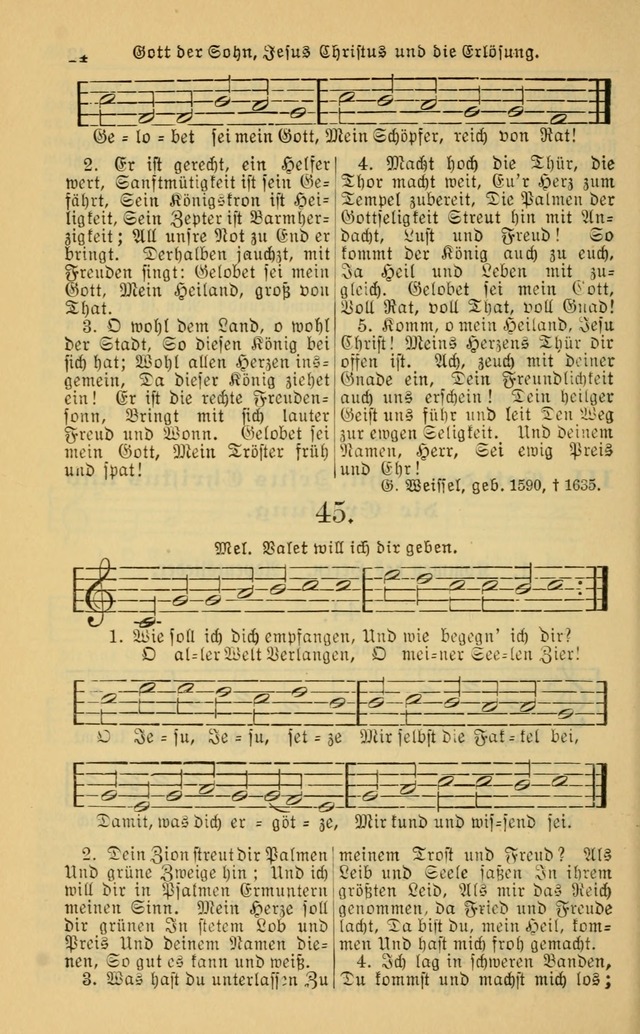 Evangelisches Gesangbuch: herausgegeben von der Deutschen Evangelischen Synode von Nord-Amerika (Revidierte Ausgabe) page 53