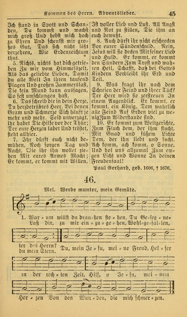 Evangelisches Gesangbuch: herausgegeben von der Deutschen Evangelischen Synode von Nord-Amerika (Revidierte Ausgabe) page 54