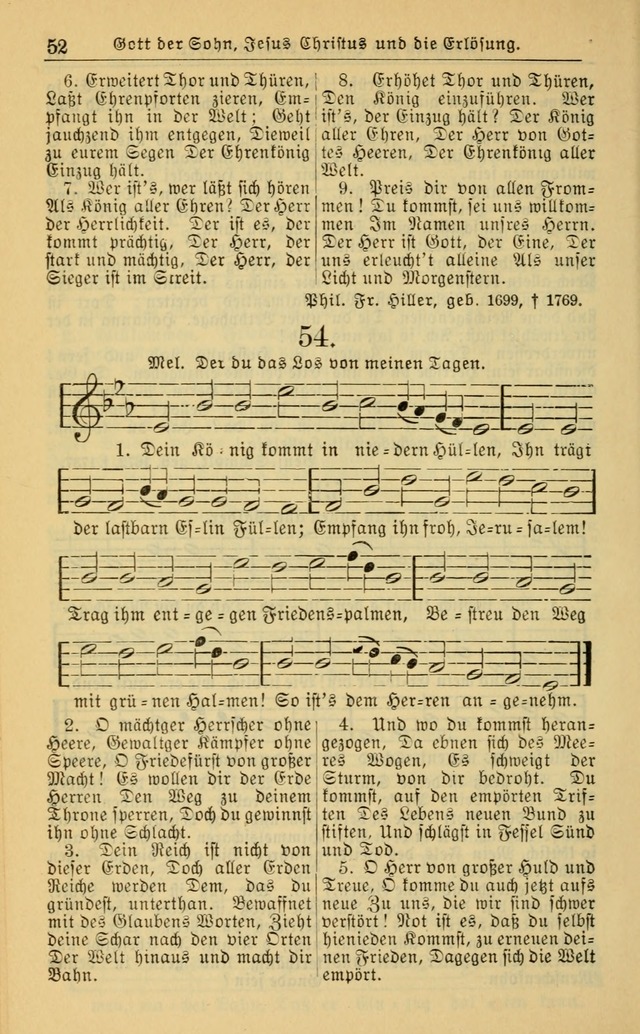 Evangelisches Gesangbuch: herausgegeben von der Deutschen Evangelischen Synode von Nord-Amerika (Revidierte Ausgabe) page 61