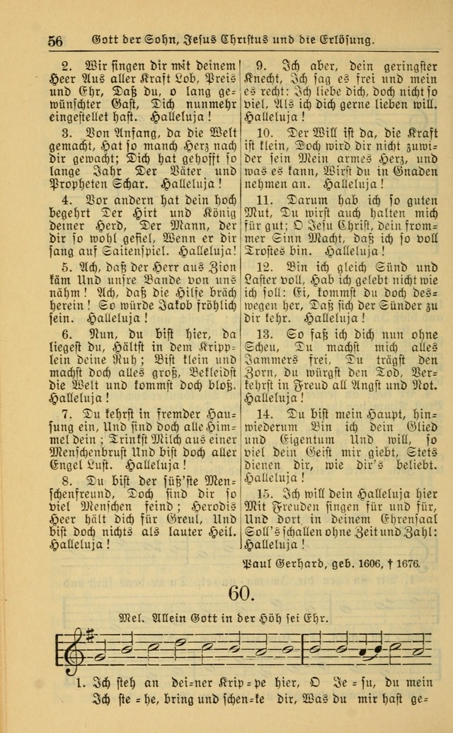 Evangelisches Gesangbuch: herausgegeben von der Deutschen Evangelischen Synode von Nord-Amerika (Revidierte Ausgabe) page 65