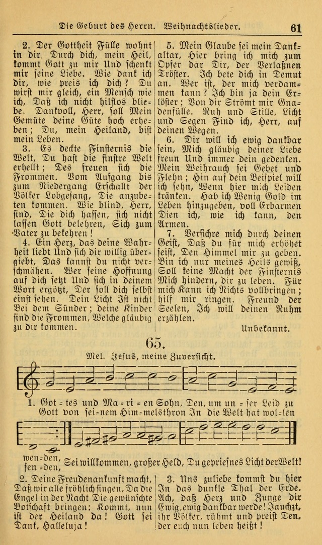 Evangelisches Gesangbuch: herausgegeben von der Deutschen Evangelischen Synode von Nord-Amerika (Revidierte Ausgabe) page 70