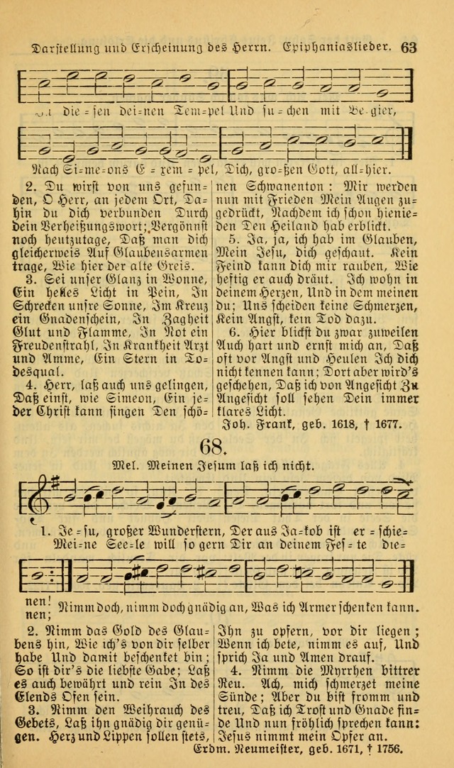 Evangelisches Gesangbuch: herausgegeben von der Deutschen Evangelischen Synode von Nord-Amerika (Revidierte Ausgabe) page 72