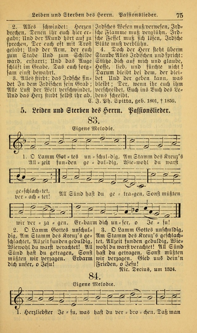 Evangelisches Gesangbuch: herausgegeben von der Deutschen Evangelischen Synode von Nord-Amerika (Revidierte Ausgabe) page 84