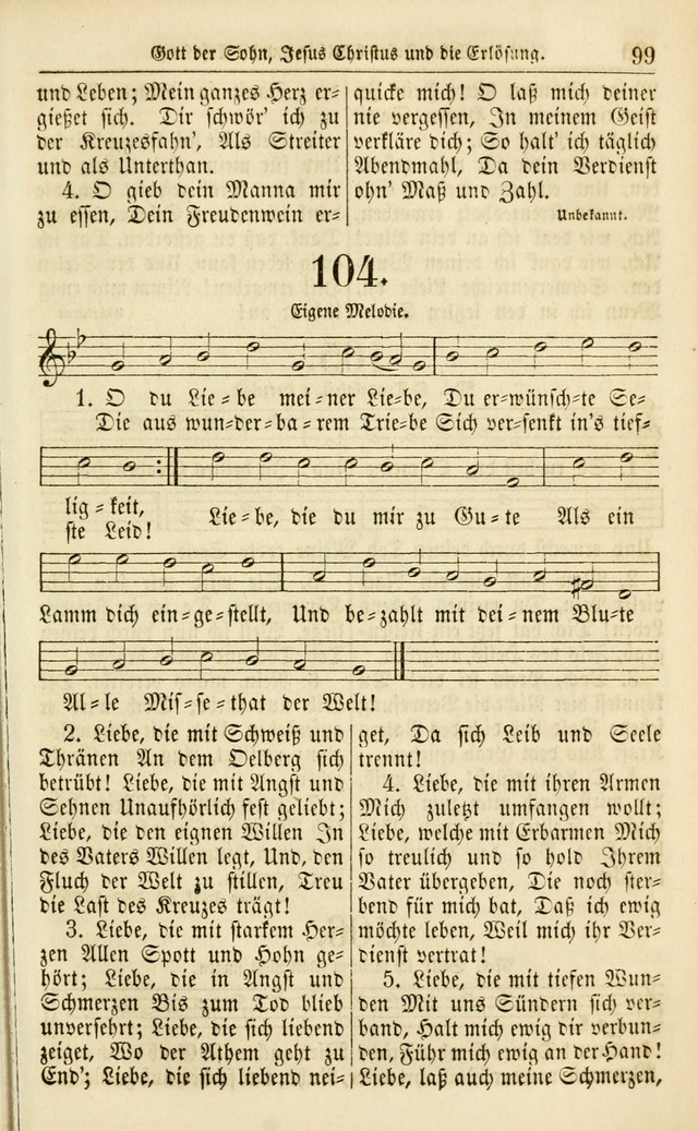 Evangelisches Gesangbuch: herausgegeben von dem Evangelischen Kirchenvereindes Westens page 108