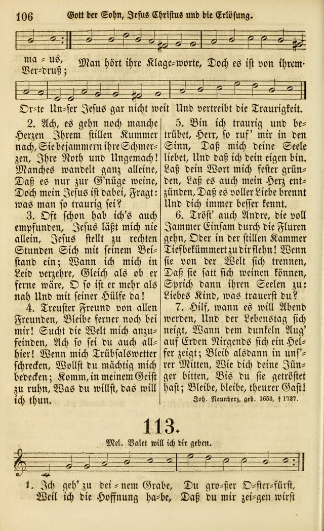 Evangelisches Gesangbuch: herausgegeben von dem Evangelischen Kirchenvereindes Westens page 115