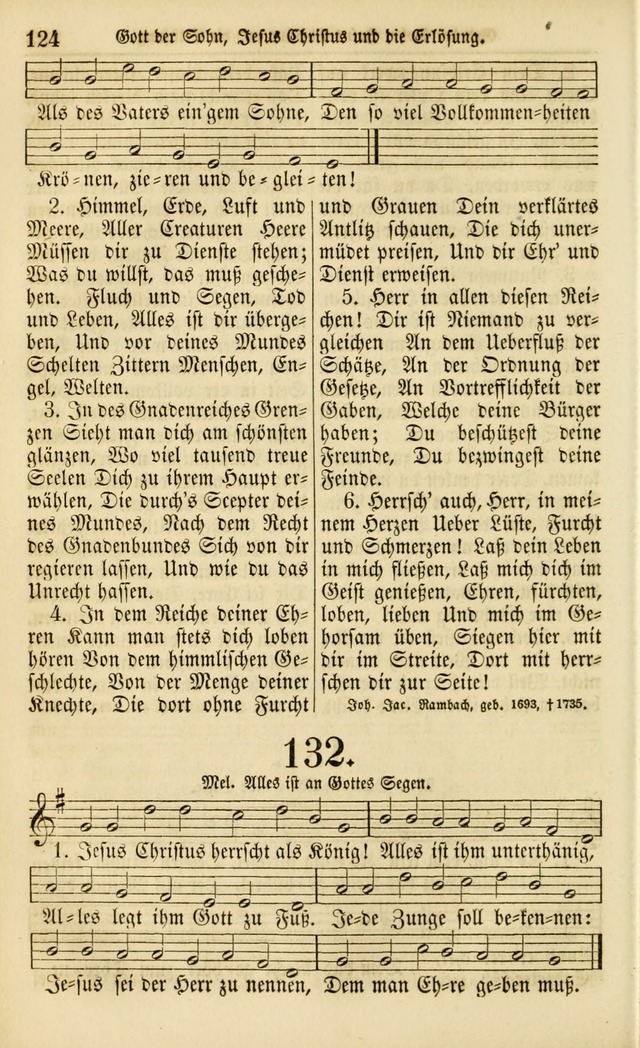 Evangelisches Gesangbuch: herausgegeben von dem Evangelischen Kirchenvereindes Westens page 133