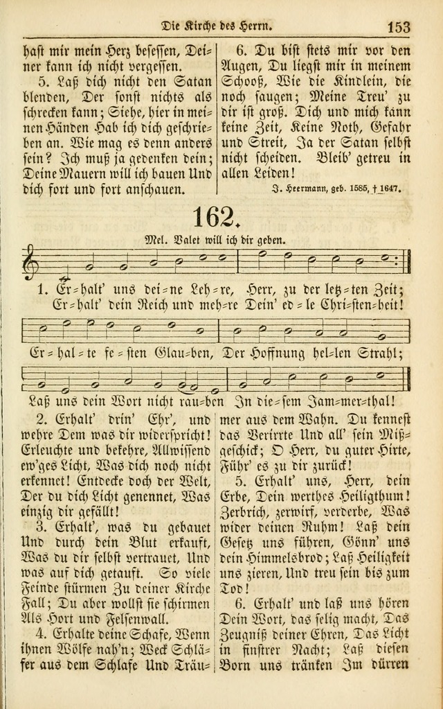 Evangelisches Gesangbuch: herausgegeben von dem Evangelischen Kirchenvereindes Westens page 162