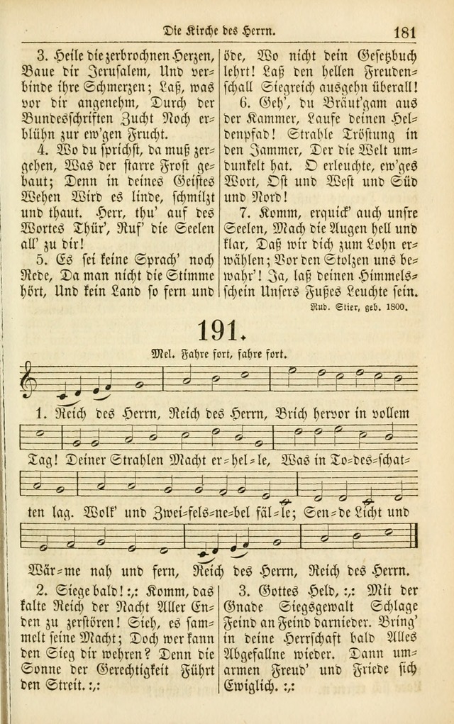 Evangelisches Gesangbuch: herausgegeben von dem Evangelischen Kirchenvereindes Westens page 192