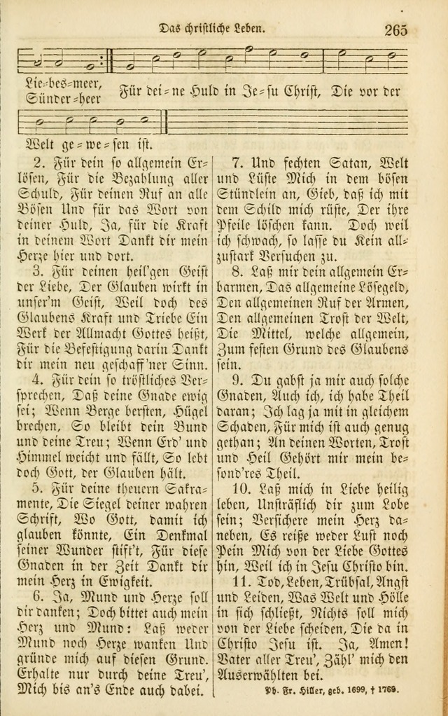 Evangelisches Gesangbuch: herausgegeben von dem Evangelischen Kirchenvereindes Westens page 276