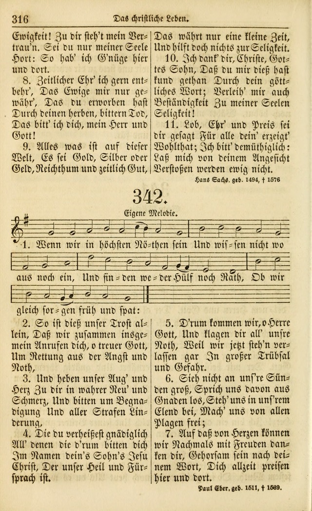 Evangelisches Gesangbuch: herausgegeben von dem Evangelischen Kirchenvereindes Westens page 327