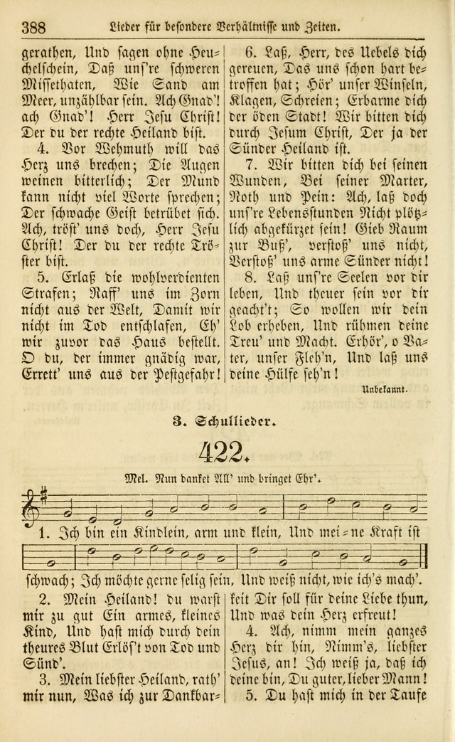 Evangelisches Gesangbuch: herausgegeben von dem Evangelischen Kirchenvereindes Westens page 399