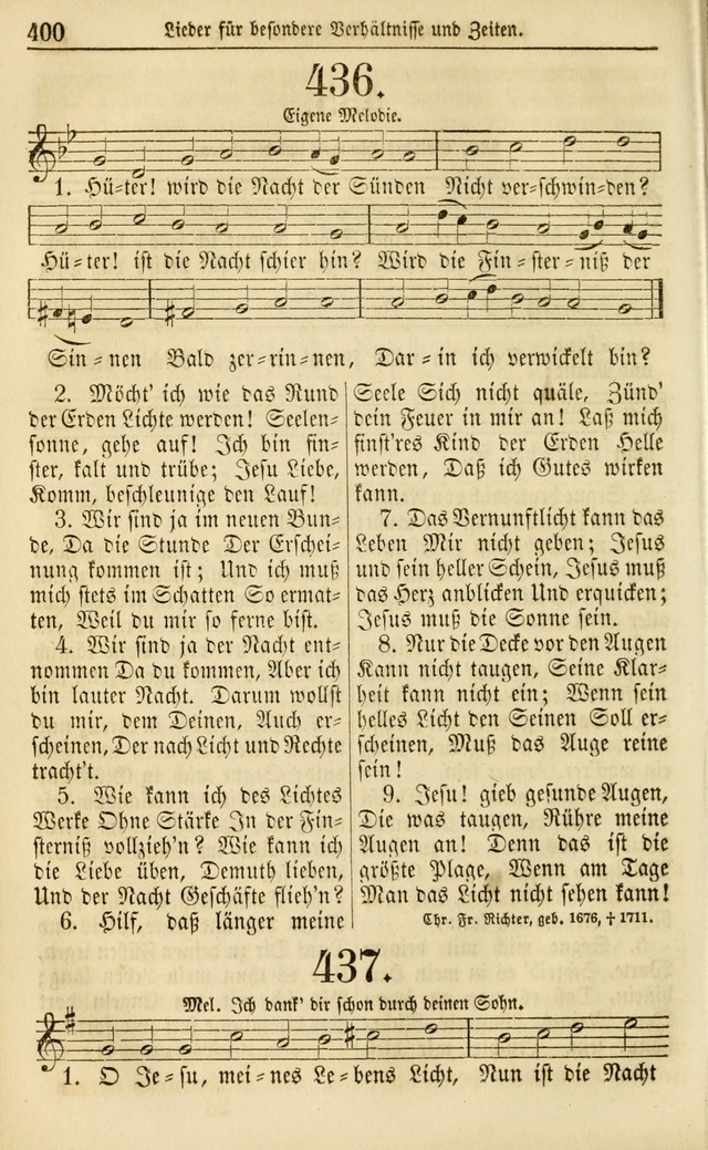 Evangelisches Gesangbuch: herausgegeben von dem Evangelischen Kirchenvereindes Westens page 411